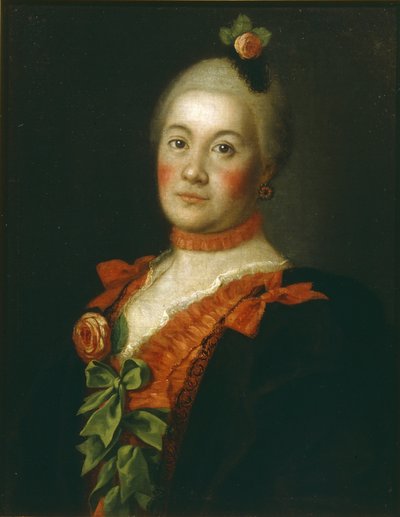 Portrait of Countess Tatyana Alexeyevna Trubetskaya, 1761 by Alexei Petrovich Antropov