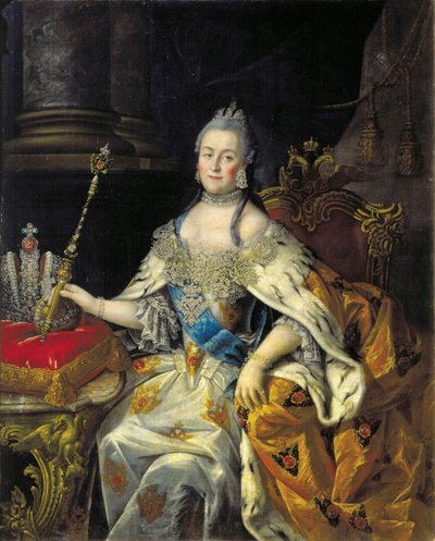Portrait of Empress Catherine II by Alexei Petrovich Antropov