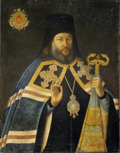 Theodosius Yankovsky, Archbishop of St. Petersburg and Prior of Alexander Nevsky Monastery by Alexei Petrovich Antropov