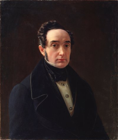 Portrait of the Author Ivan Panayev by Alexei Vasilievich Tyranov
