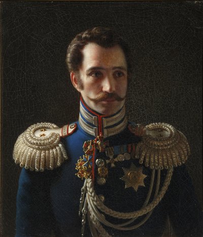 Portrait of Leonty Vasilievich Dubelt, Chief of Staff of the Corps of Gendarmes by Alexei Vasilyevich Tyranov