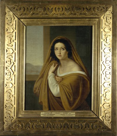 Portrait of Princess Yevdokia Avdotya Ivanovna Golitsyna, née Izmaylova by Alexei Yegorovich Yegorov