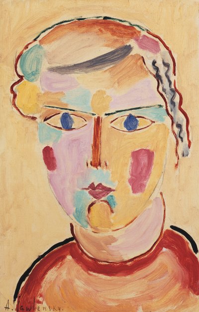 Girl, Bright in Appearance by Alexej von Jawlensky