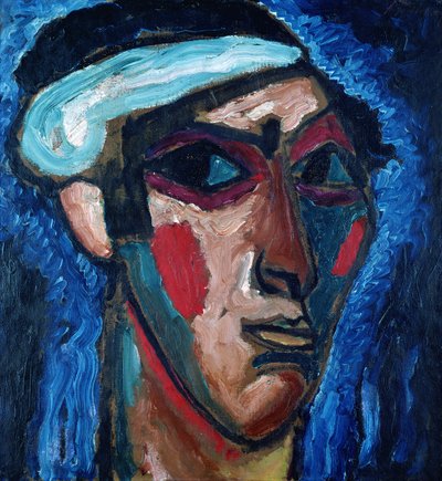 Head of a Man (Alexander Sacharoff) by Alexej von Jawlensky
