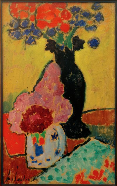 Still Life with Black Vase by Alexej von Jawlensky