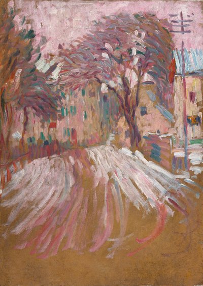 Street in Winter by Alexej von Jawlensky