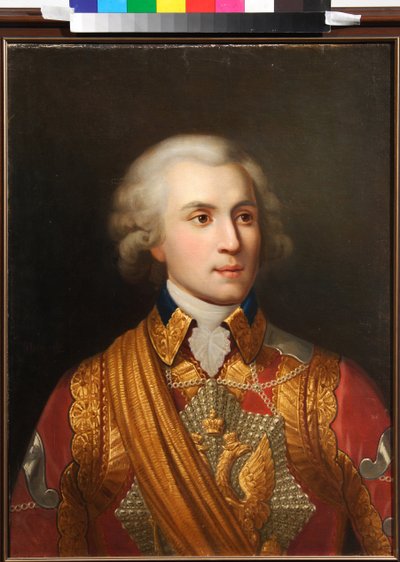 Portrait of the Prince P. Zubov by Alexey Avvakumovich Naumov