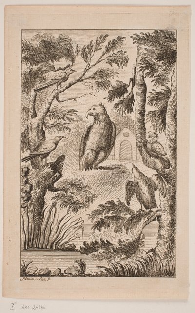 The Eagle and a Gathering of Birds by Alexia von Lode