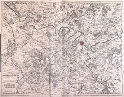 Normandy, Paris and nearby countries by Alexis Hubert Jaillot