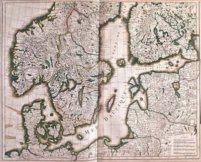 Norway, Denmark, Finland and the Baltic Sea by Alexis Hubert Jaillot