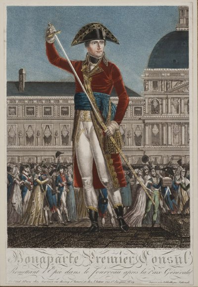Napoleon Bonaparte as First Consul by Alexis Chataignier