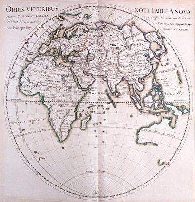 World Map by Alexis Hubert Jaillot