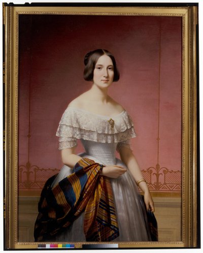Portrait of Madame Edouard Thayer, Born Marie de Padoue by Alexis Joseph Perignon