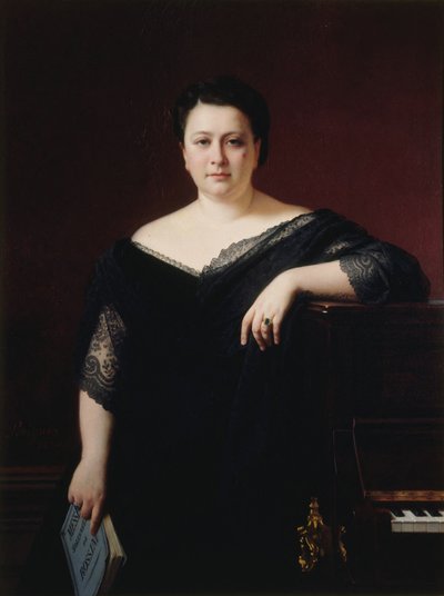 Portrait of the opera singer Marietta Alboni, 1870 by Alexis Joseph Perignon