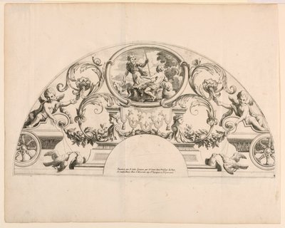 Fan leaves, Third and fourth plates of the set, "Divers Desseins de grands Eventails, Encrans, et autres Ornamens, invented and engraved by Nicolas Loire" by Alexis Loir