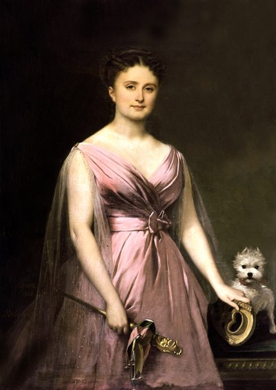 Portrait of Hortense Schneider by Alexis Nicolas Perignon