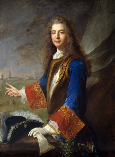 Charles Francois Marie de Custine, Chevalier de Wiltz by Alexis Simon Belle