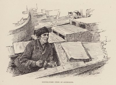 Dinner-Time, Type of Gondolier by Alezzandro Zezzos