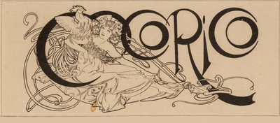 Cocorico Magazine Title, 1898 by Alfons Marie Mucha