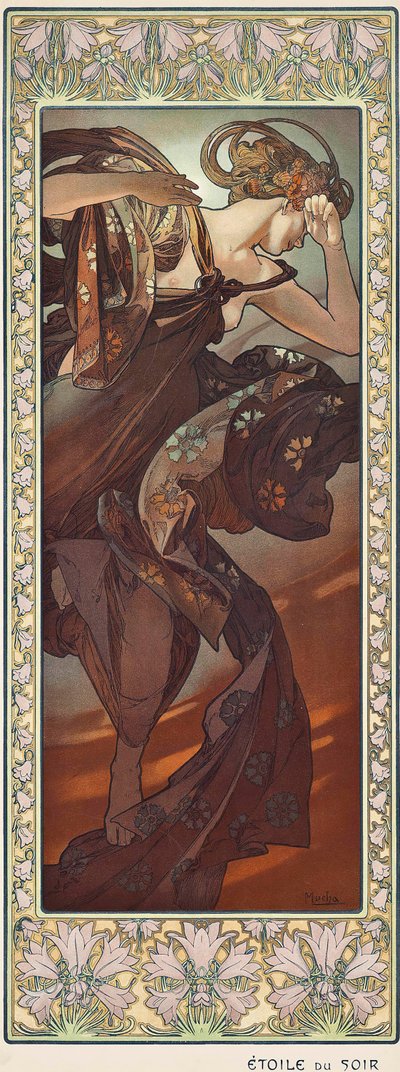 The Evening Star by Alfons Marie Mucha