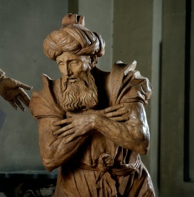 Nicodemus (detail) by Alfonso Lombardi