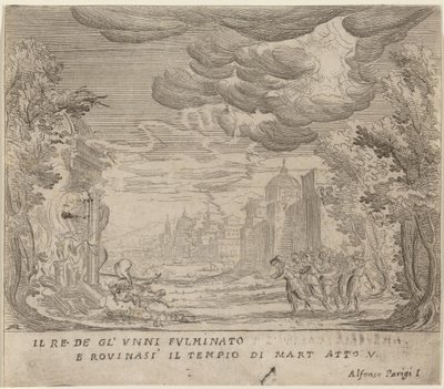 The Striking of the King of the Huns and the Collapse of the Rule of Mart by Alfonso Parigi II