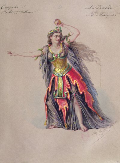 Costume Design for Discord in the Ballet 