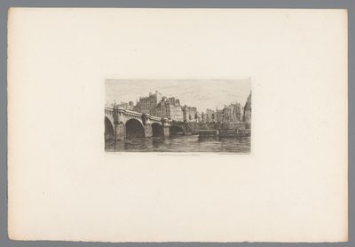 View of the Pont Neuf by Alfred Alexandre Delauney