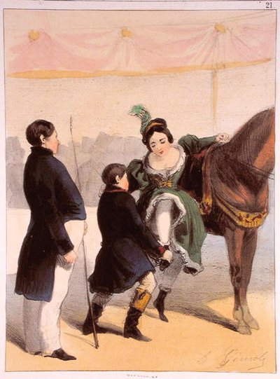 The Circus Performer, from Les Femmes de Paris by Alfred Andre Geniole