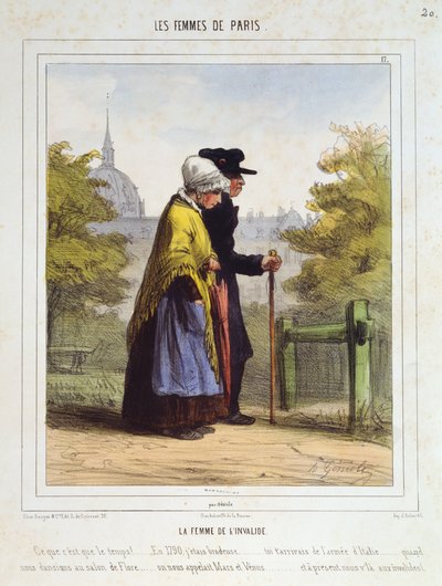 The Woman of the Invalides, from Les Femmes de Paris by Alfred Andre Geniole
