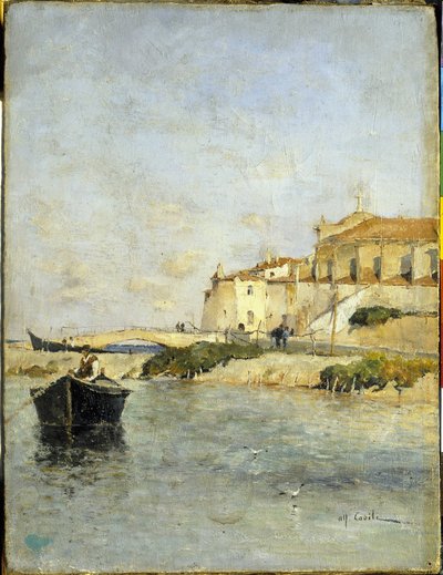 The Fishing Village by Alfred Casile
