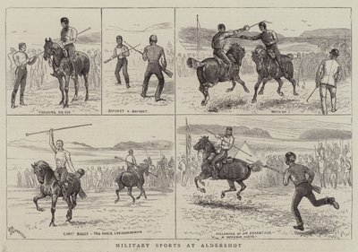 Military Sports at Aldershot by Alfred Chantrey Corbould