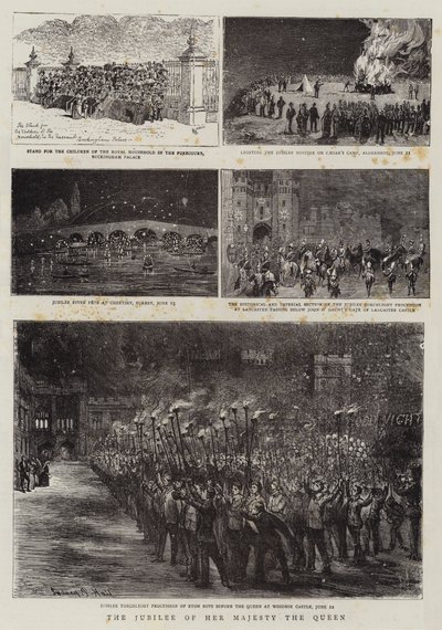 The Jubilee of Her Majesty the Queen by Alfred Chantrey Corbould