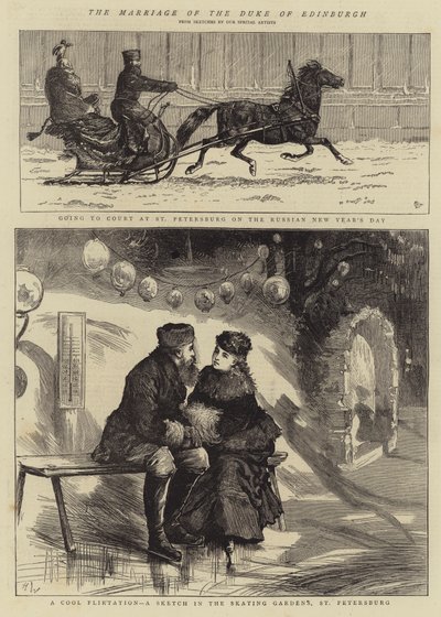 The Marriage of the Duke of Edinburgh by Alfred Chantrey Corbould