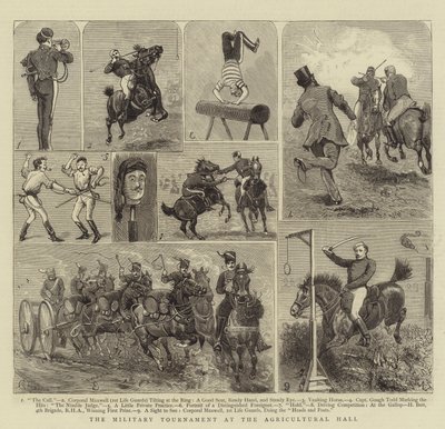 The Military Tournament at the Agricultural Hall by Alfred Chantrey Corbould