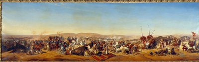 Conquest of Algeria: Capture of the Smalah of Abd el Kader by the Duke of Aumale in Taguin by Alfred Charles Ferdinand Decaen