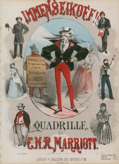 Immenseikoff, the Great Comic Song by Alfred Concanen