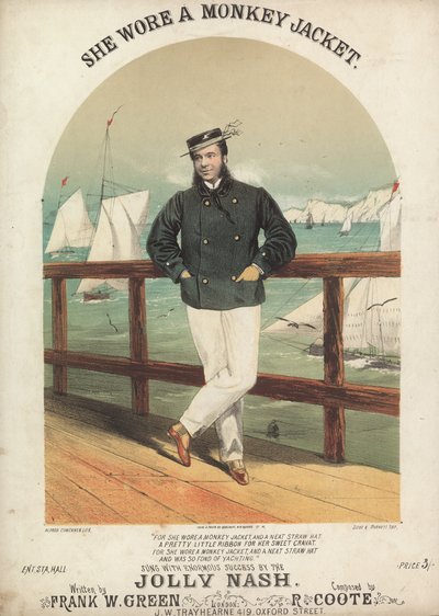She Wore a Monkey Jacket by Alfred Concanen