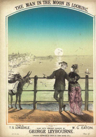 The Man in the Moon is Looking by Alfred Concanen