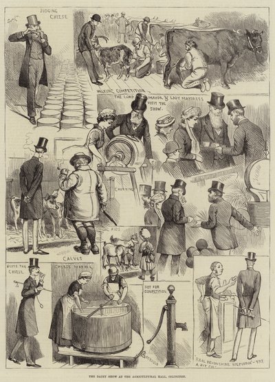 The Dairy Show at the Agricultural Hall, Islington by Alfred Courbould