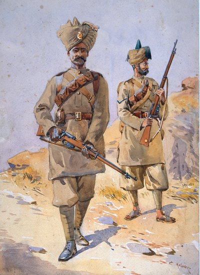 Soldiers of the 30th Punjabis, Awan and the 20th Duke of Cambridge