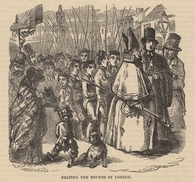 Beating the bounds of London by Alfred Crowquill