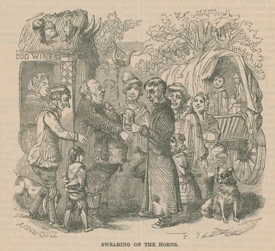 Swearing on the Horns by Alfred Crowquill
