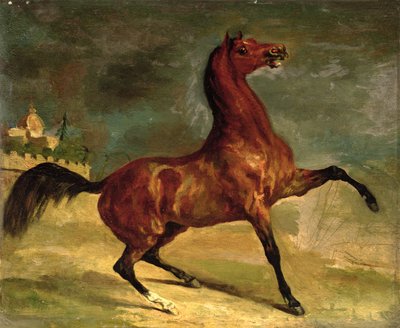 A Horse in a Landscape by Alfred Dedreux
