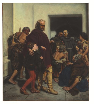 Christopher Columbus at the Monastery of Rabida by Alfred Dehodencq