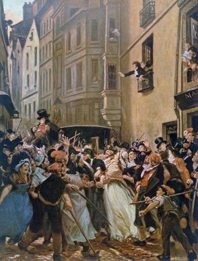 The Arrest of Charlotte Corday by Alfred Dehodencq