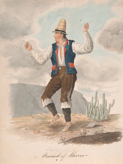 Peasant of Hierro by Alfred Diston