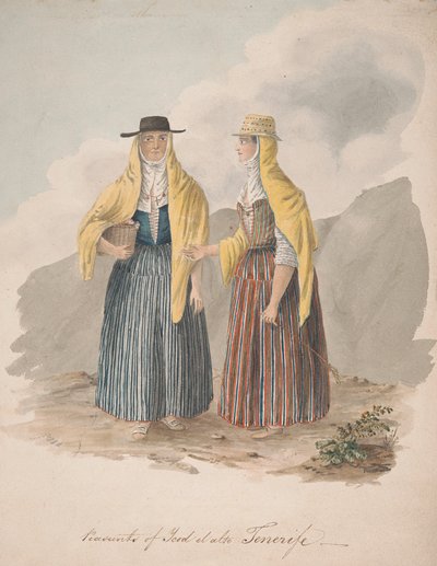 Peasants of Ycod el Alto, Tenerife by Alfred Diston