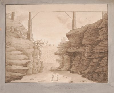 View in the Barracano de Martianez, Port Orotava, Tenerife, Looking Northward by Alfred Diston