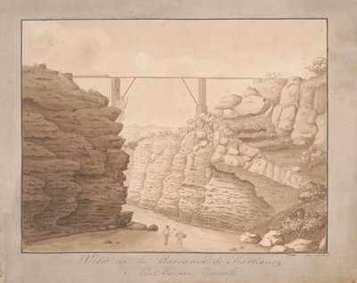 View in the Barranco de Martianez, Port Orotava, Tenerife, Looking Southward by Alfred Diston
